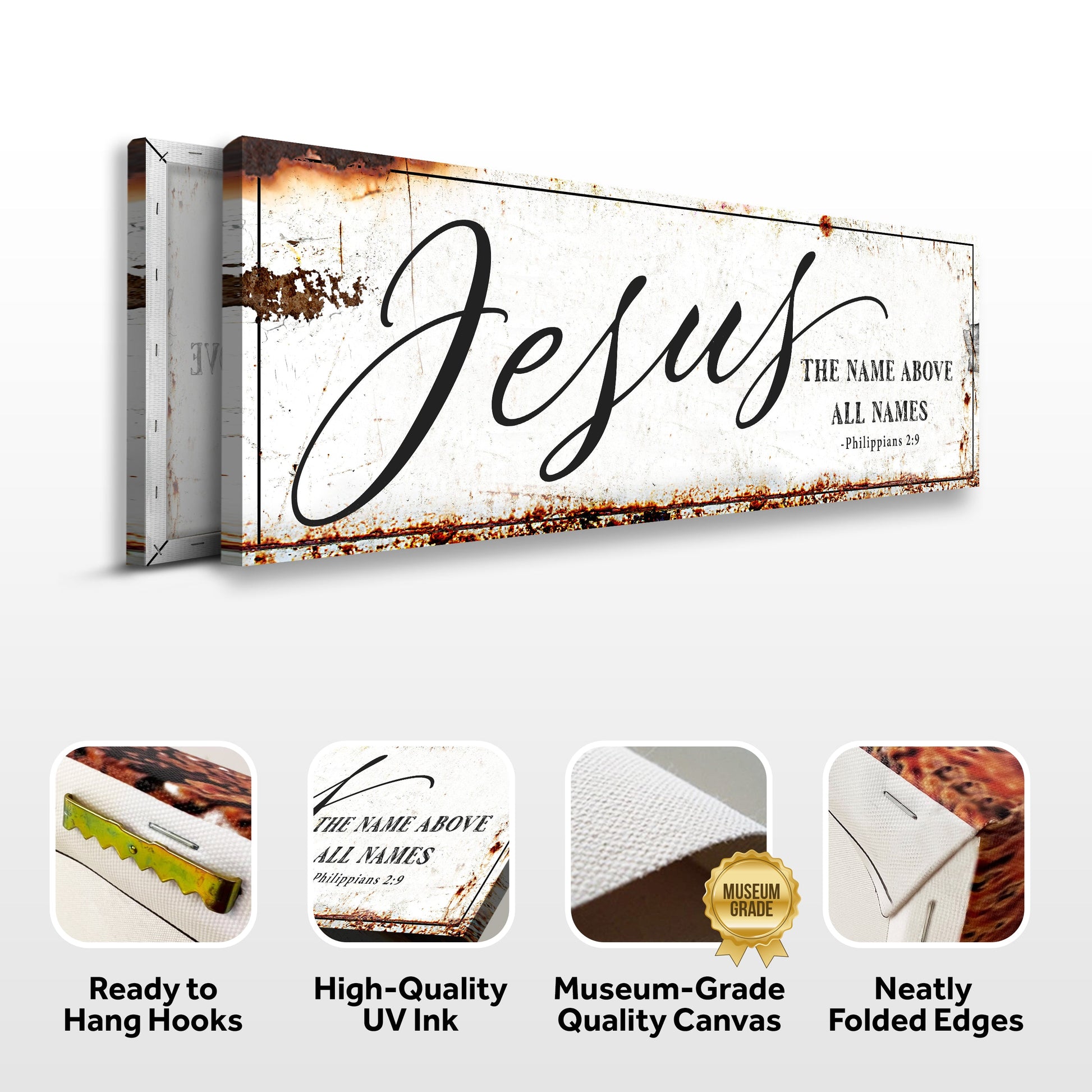 Jesus The Name Above All Names - Philippians 2:9 Faith Sign