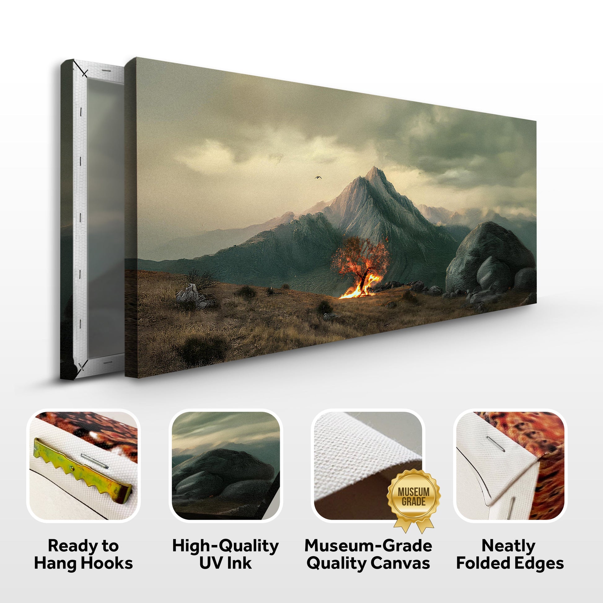 Burning Bush - Faith Wall Art IV