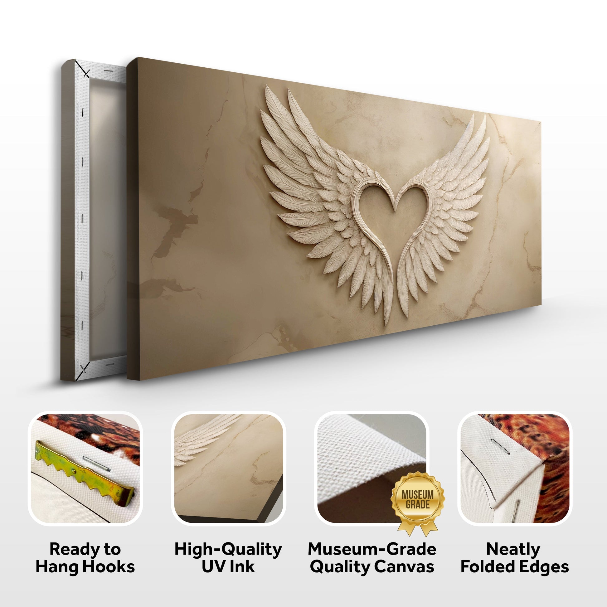 Wings Of Love Abstract Wall Art