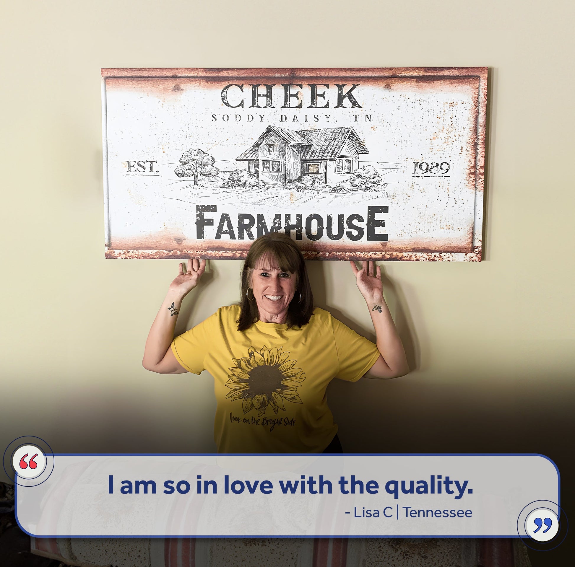 Rustic Farmhouse Personalized Sign III