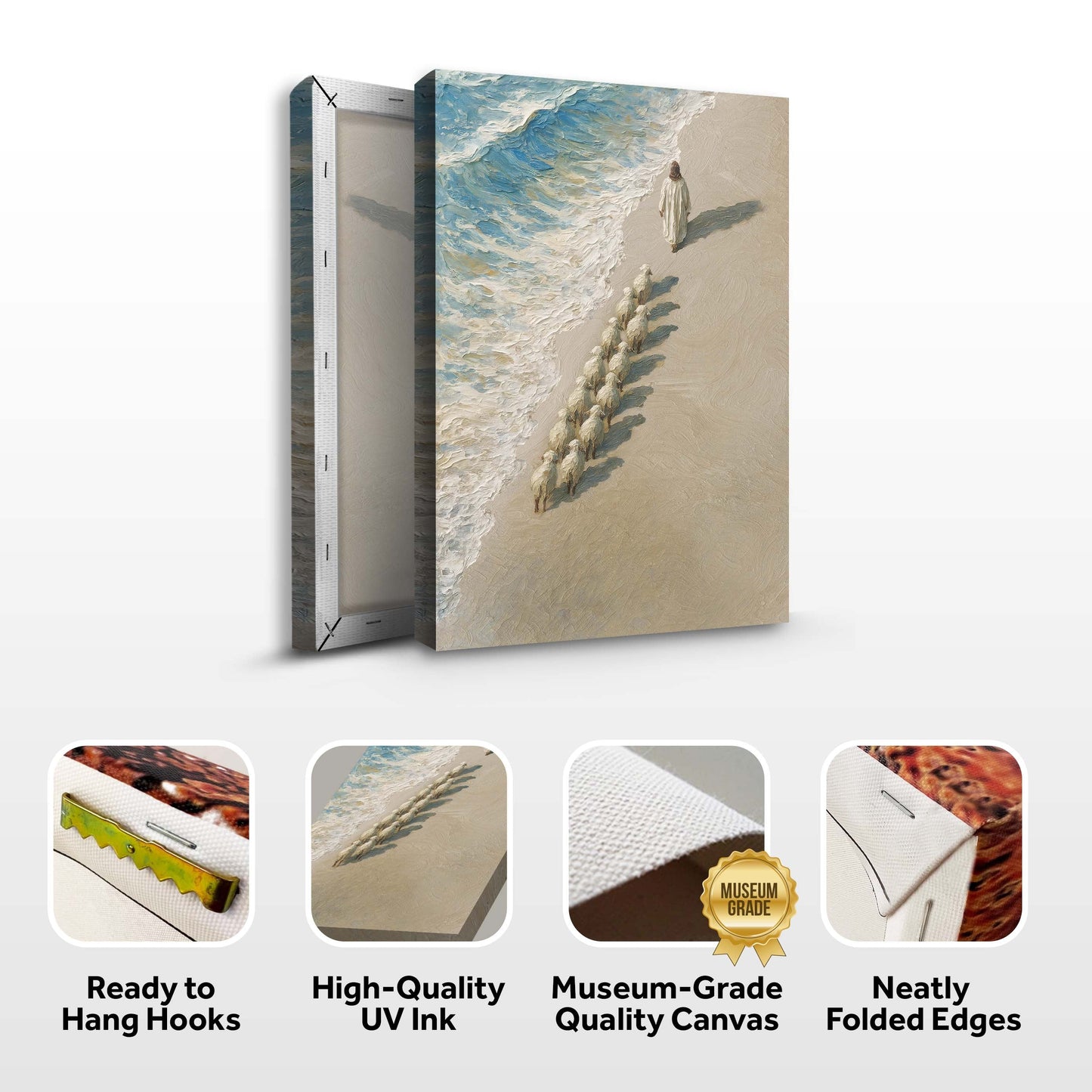 The Shepherd Leads Faith Wall Art