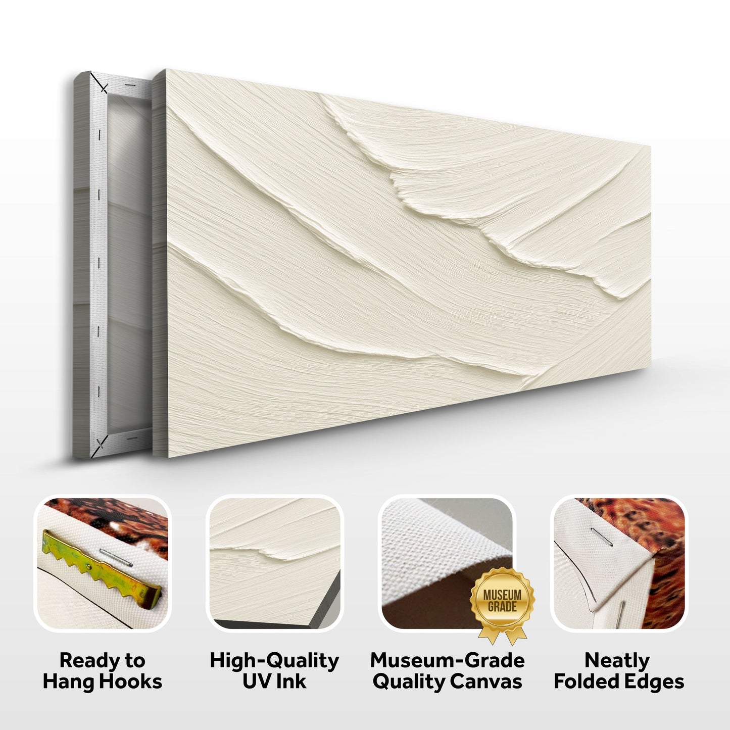 Abstract Minimalist Wave Wall Art II