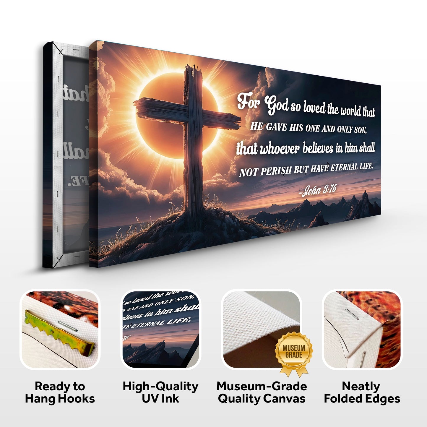 John 3:16: For God So Loved The World Faith Sign VII