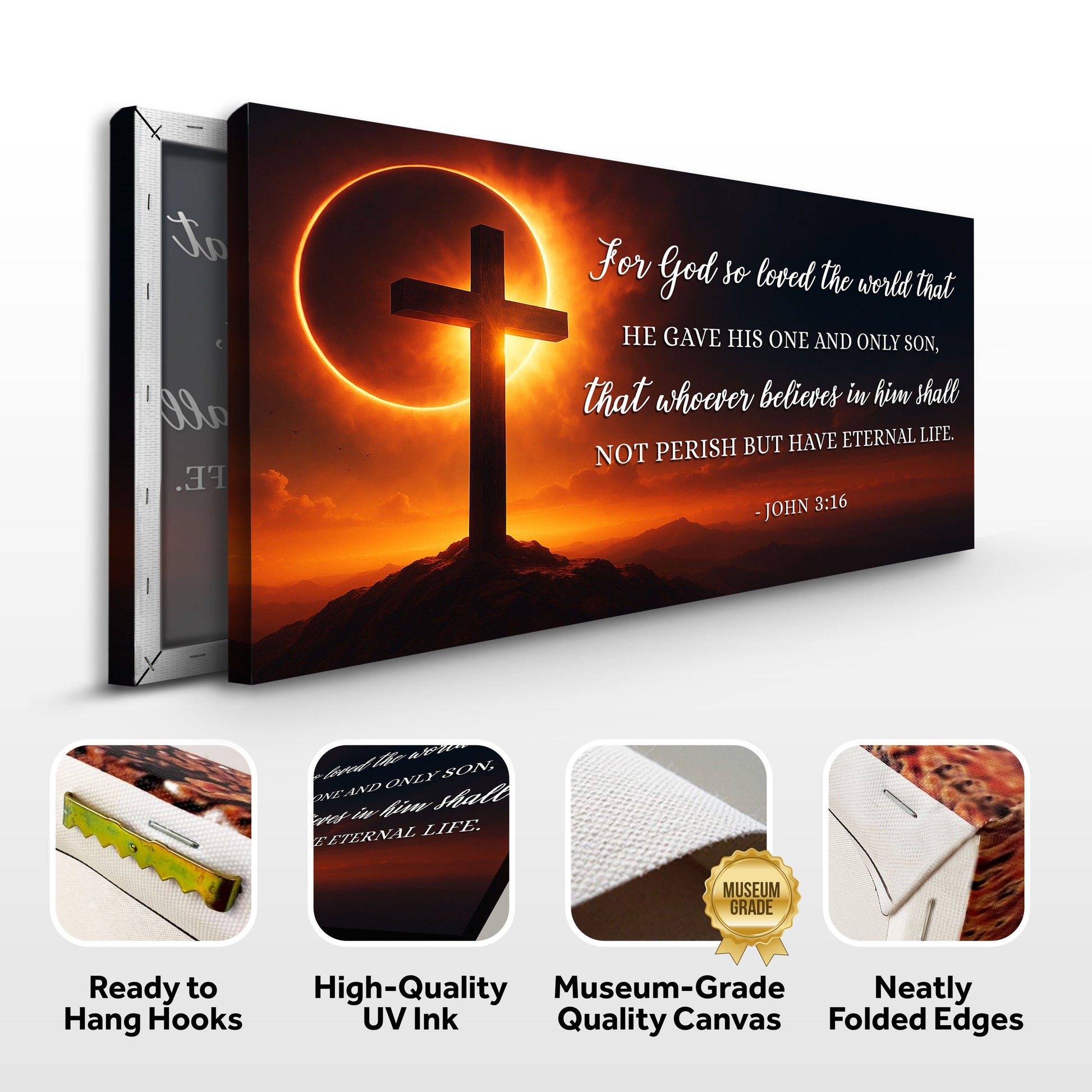 John 3:16: For God So Loved The World Faith Sign IV