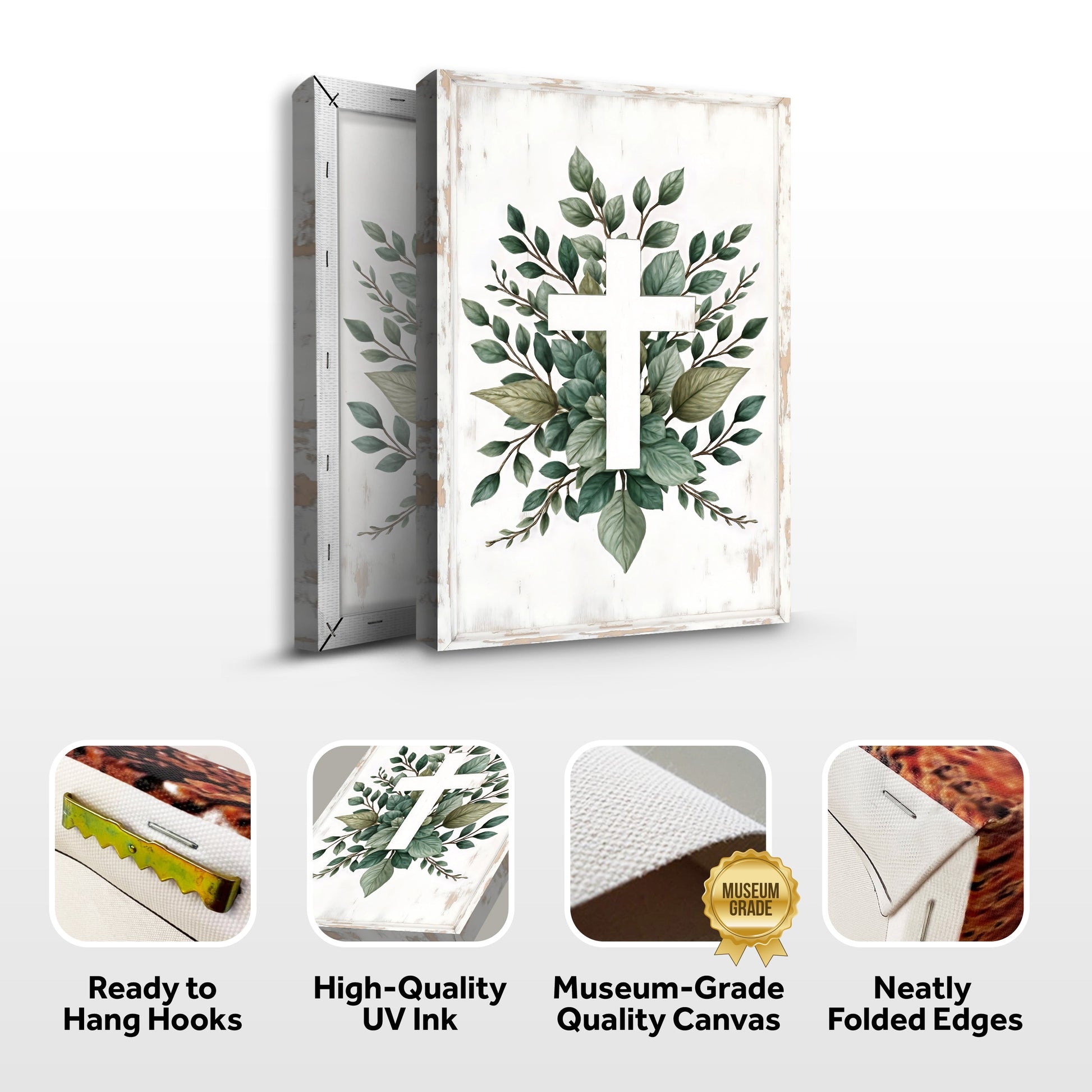 Minimalist Cross Faith Wall Art II