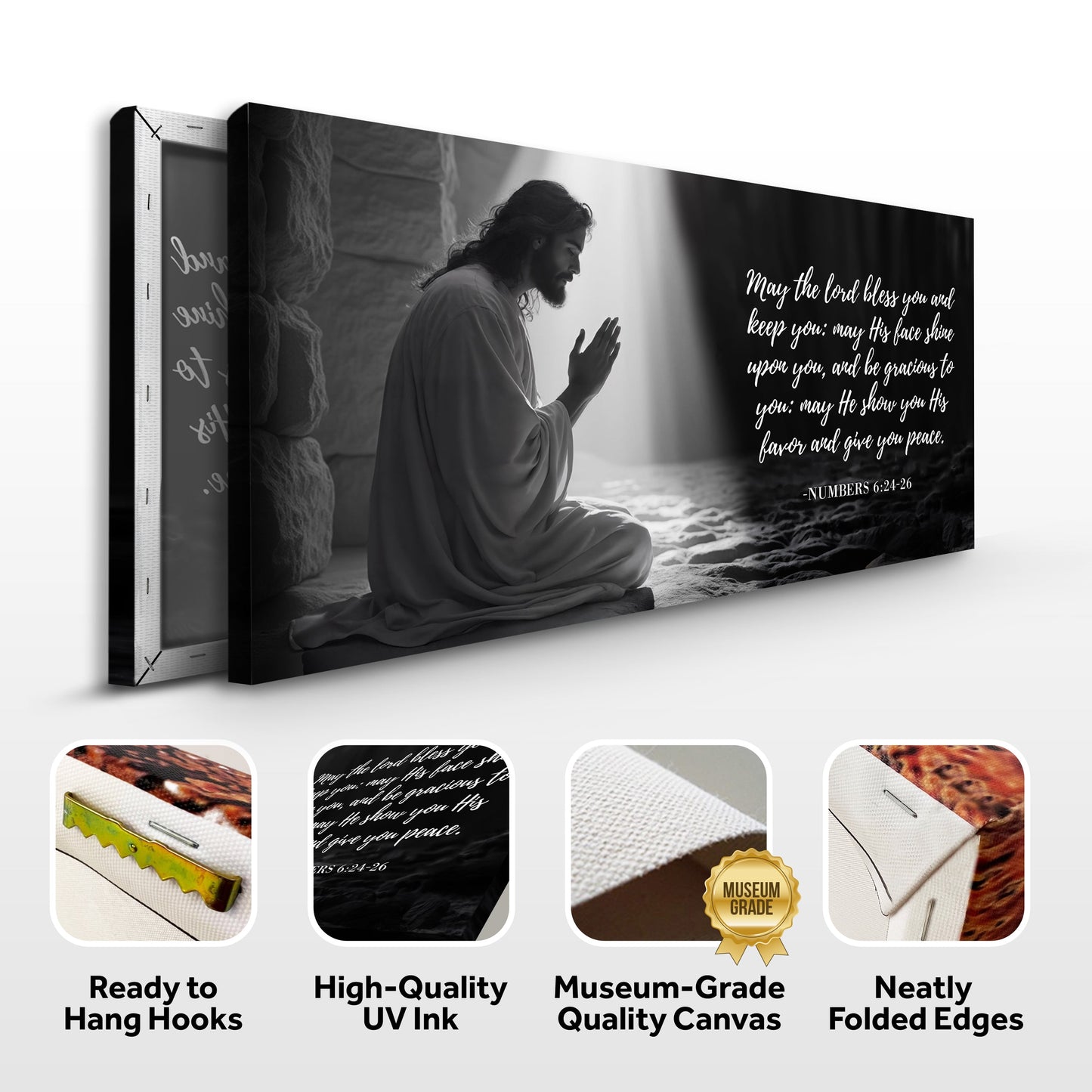 Numbers 6:24-26 - May The Lord Bless You Faith Sign
