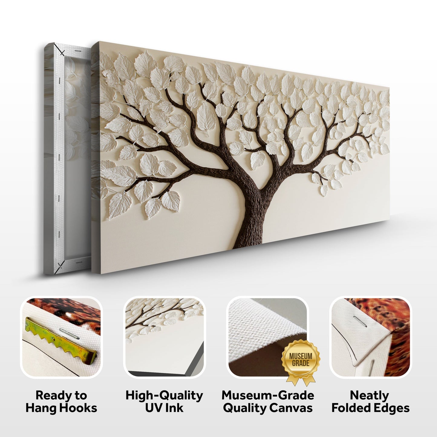 Ivory Canopy Tree Wall Art