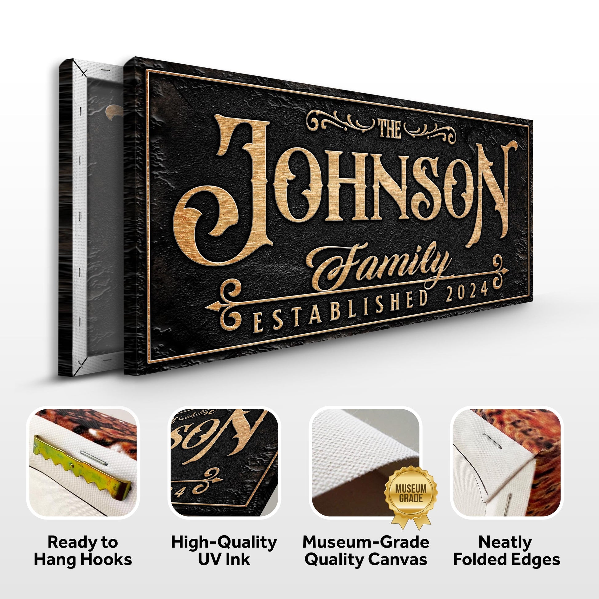 Personalized Family Sign X