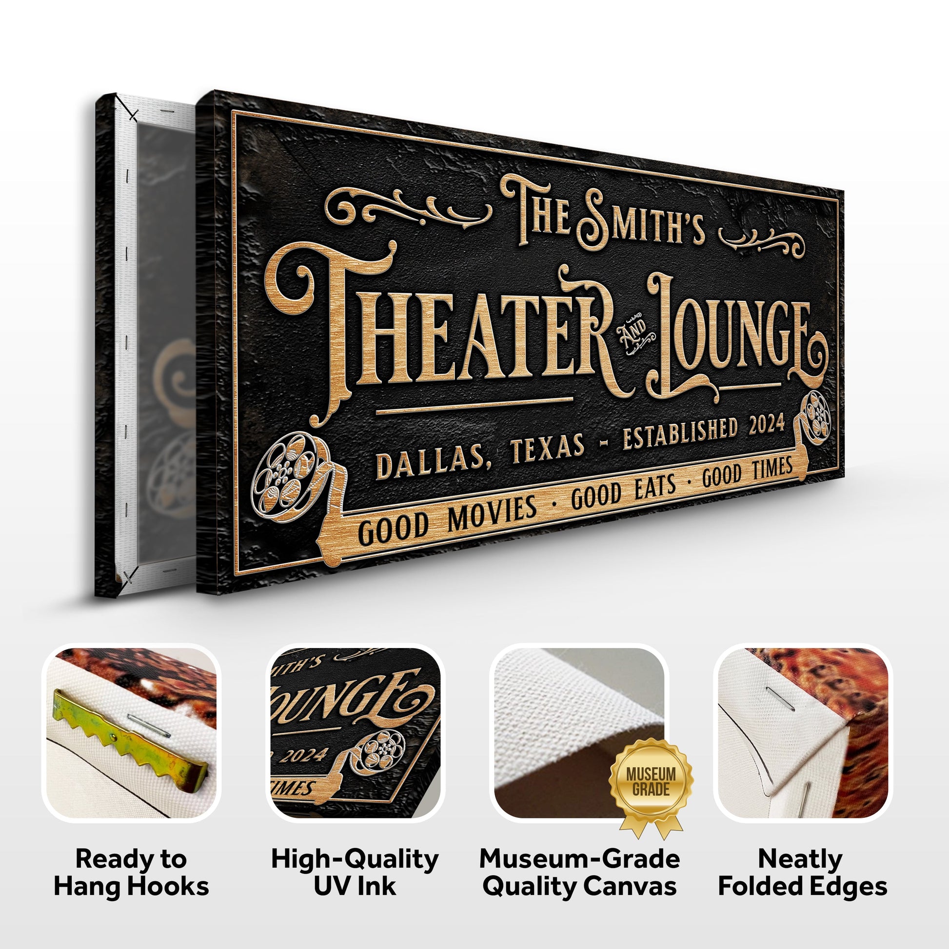 Personalized Theater Sign II