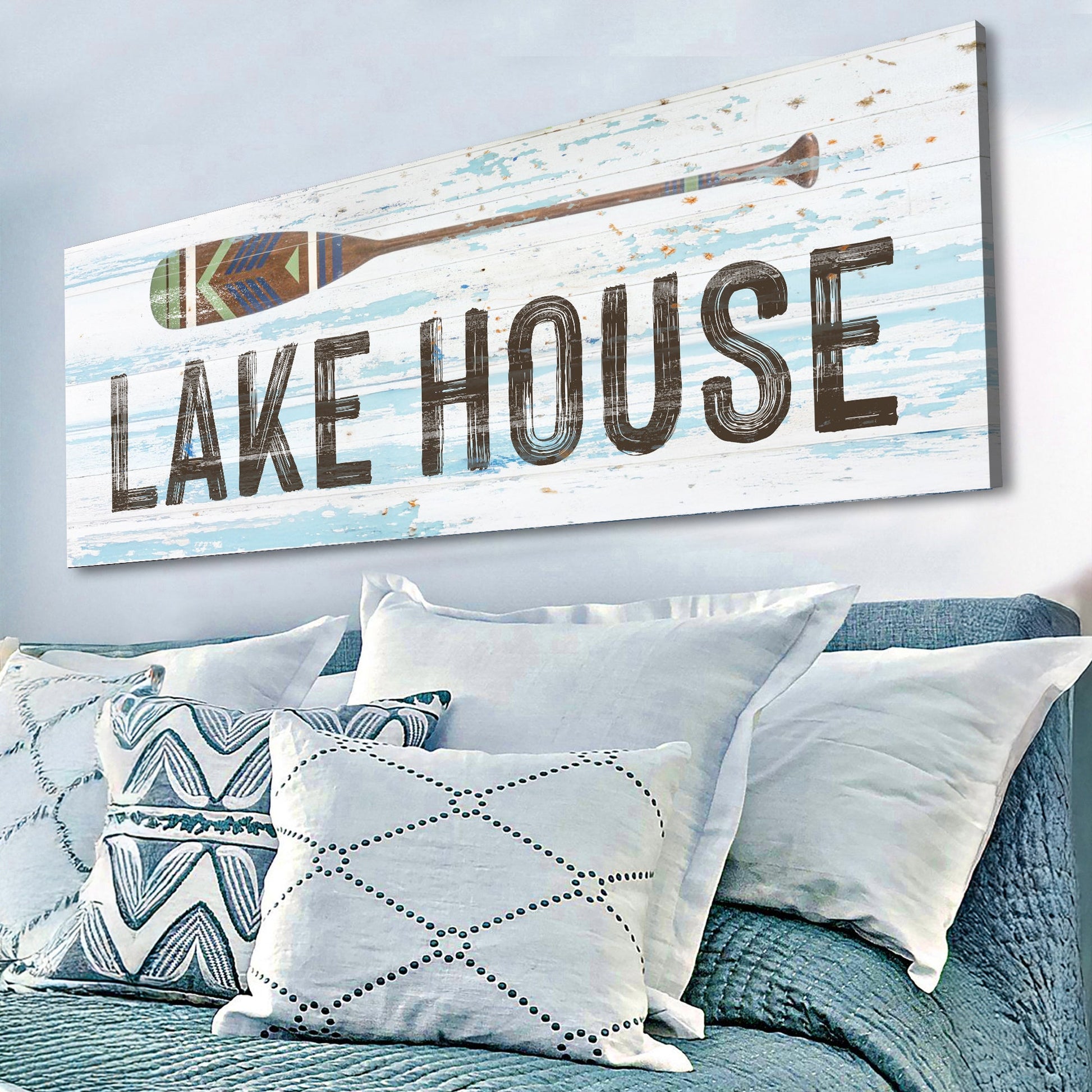 Lake House Coastal Sign III