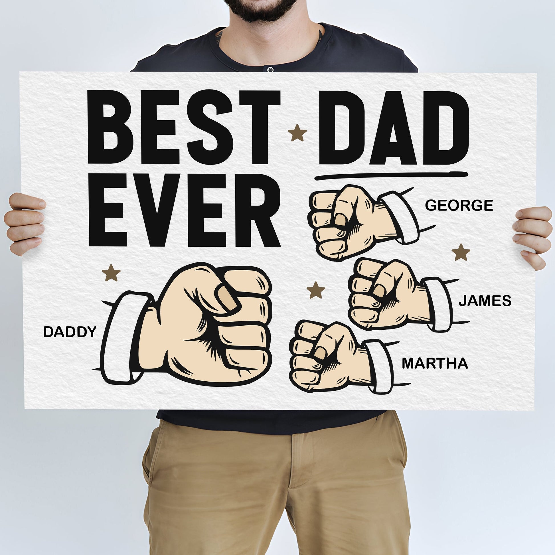 Best Dad Ever Father's Day Gift Sign