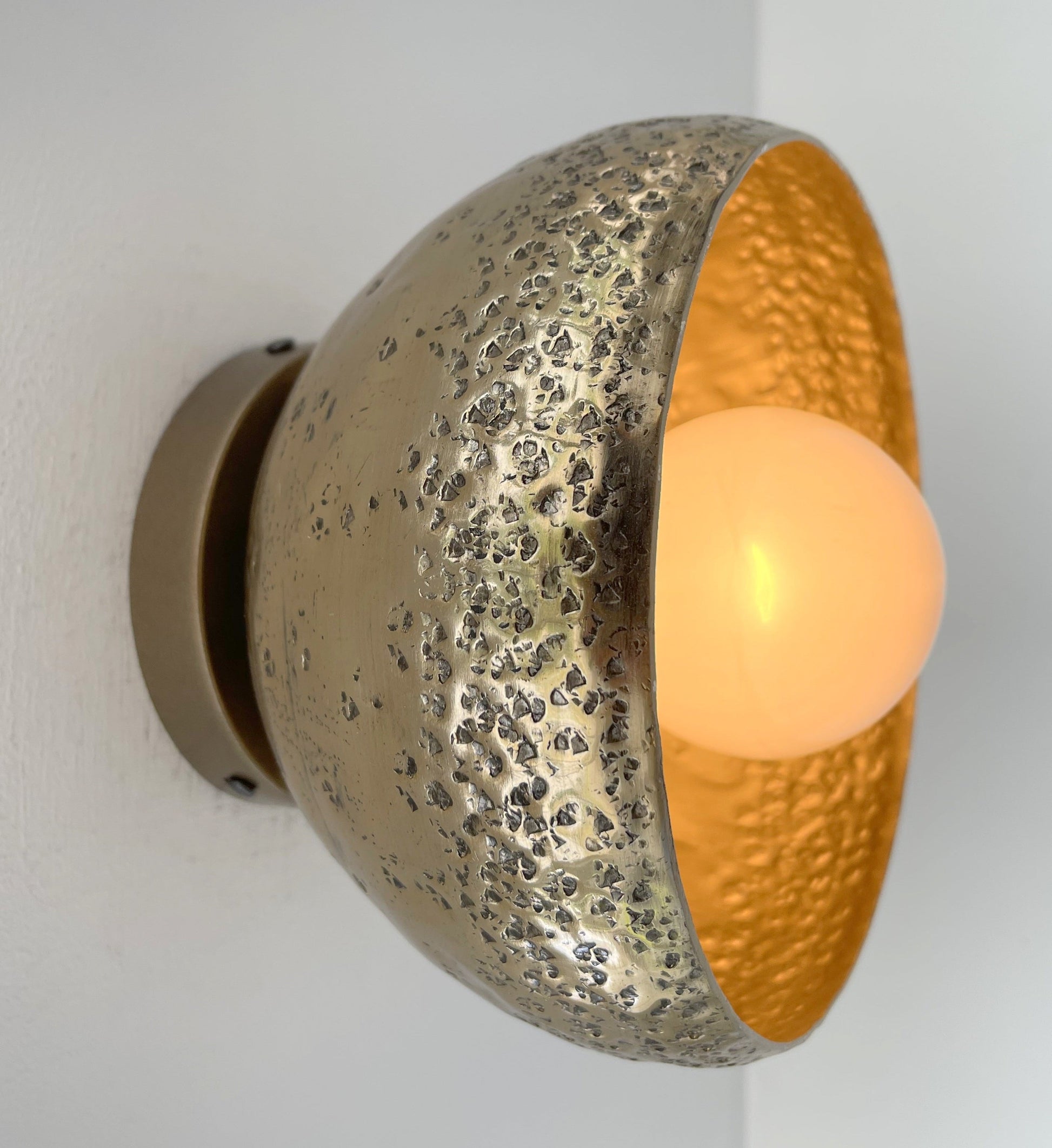 MODERN BRASS Ceiling Light or Wall Sconce Lighting Fixture