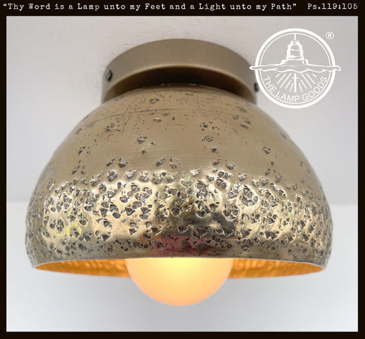 MODERN BRASS Ceiling Light or Wall Sconce Lighting Fixture