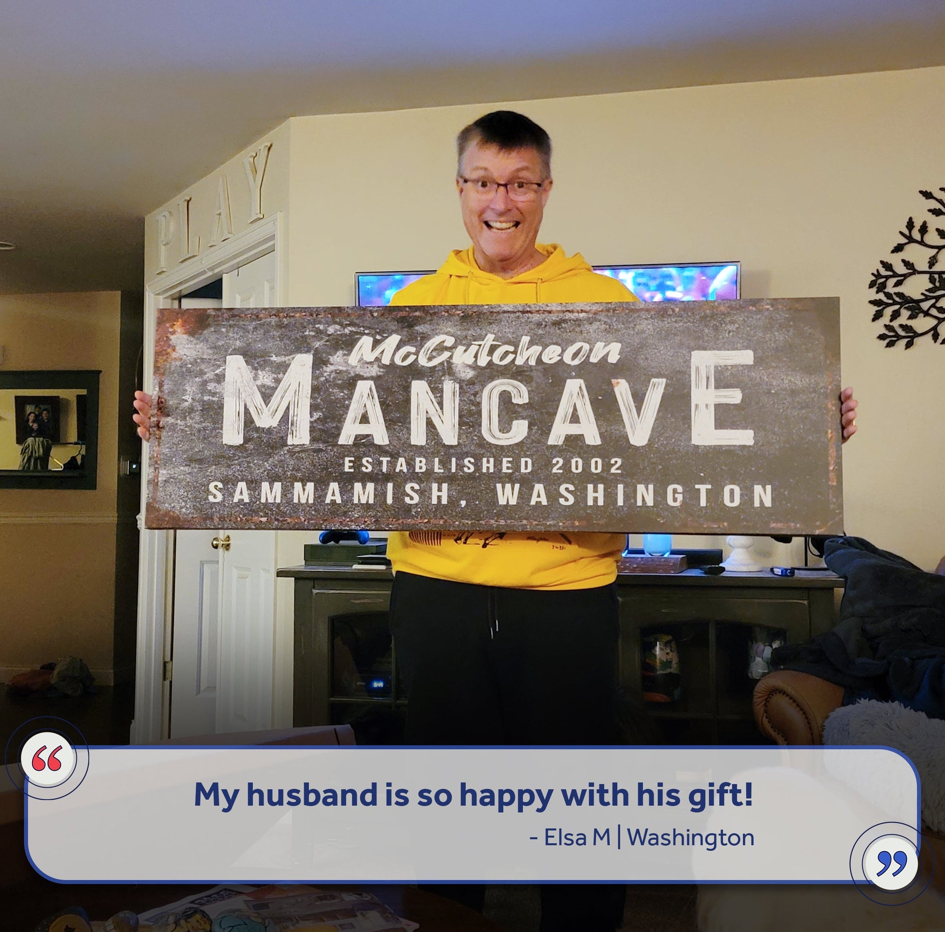 Good Times Man Cave Sign