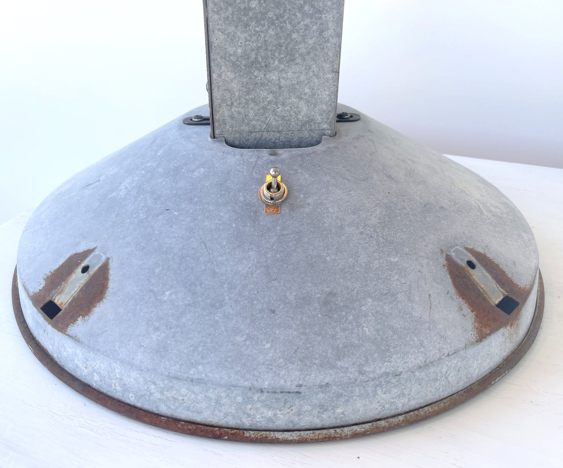 Original Antique Chicken Feeder Tall Farm Table Lamp