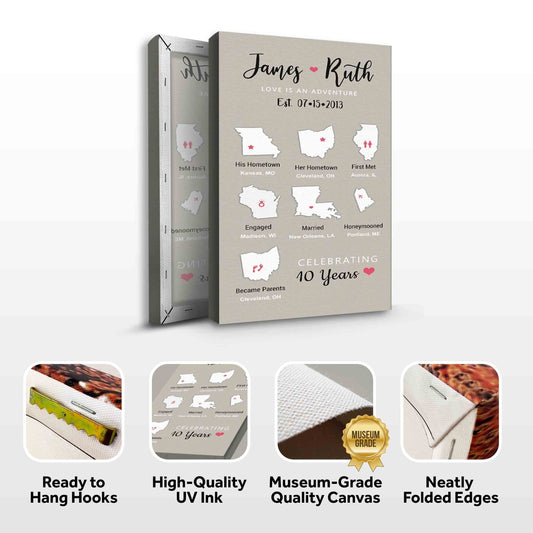 Love Is An Adventure Sign