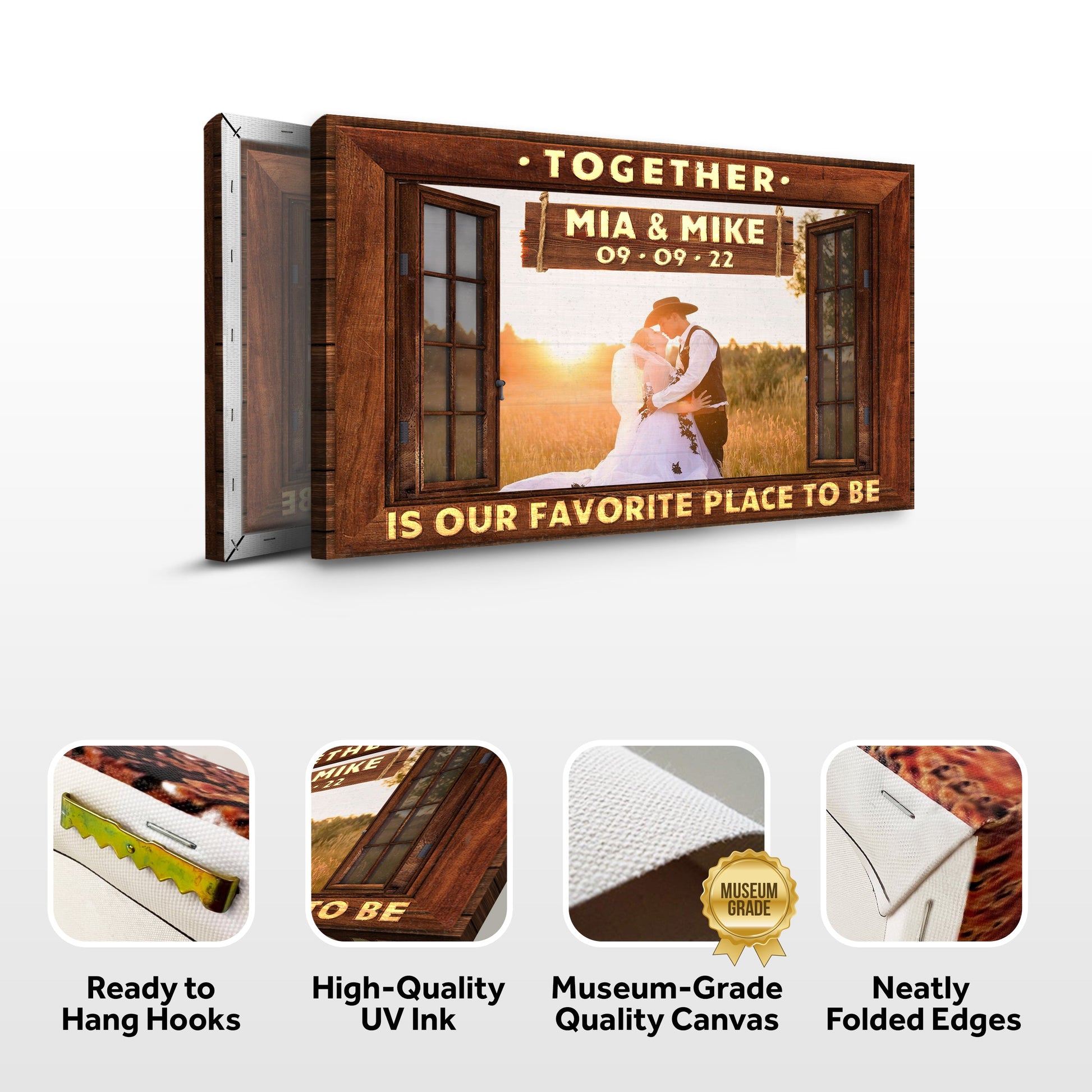 Together Is Our Favorite Place To Be Sign II