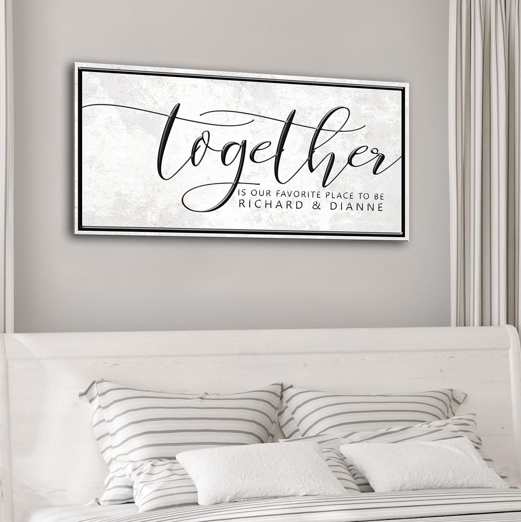 Together Is Our Favorite Place Sign