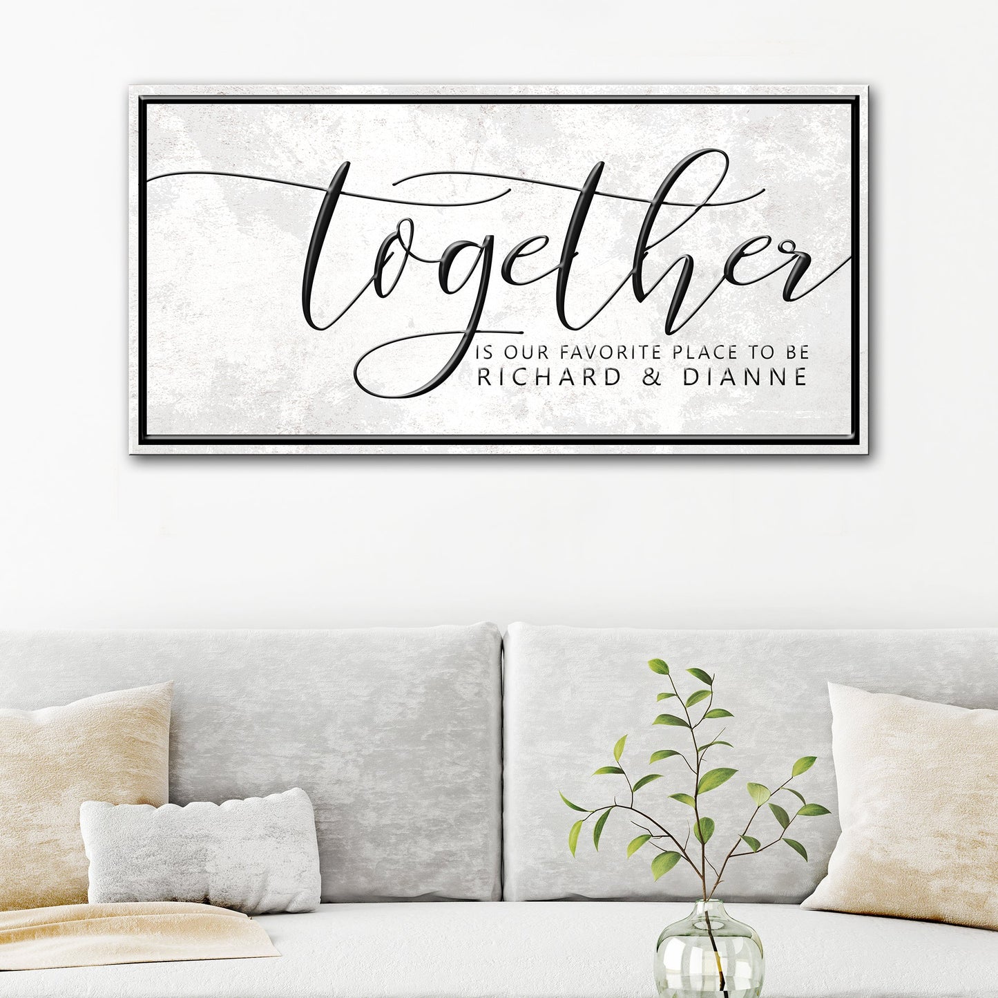 Together Is Our Favorite Place Sign