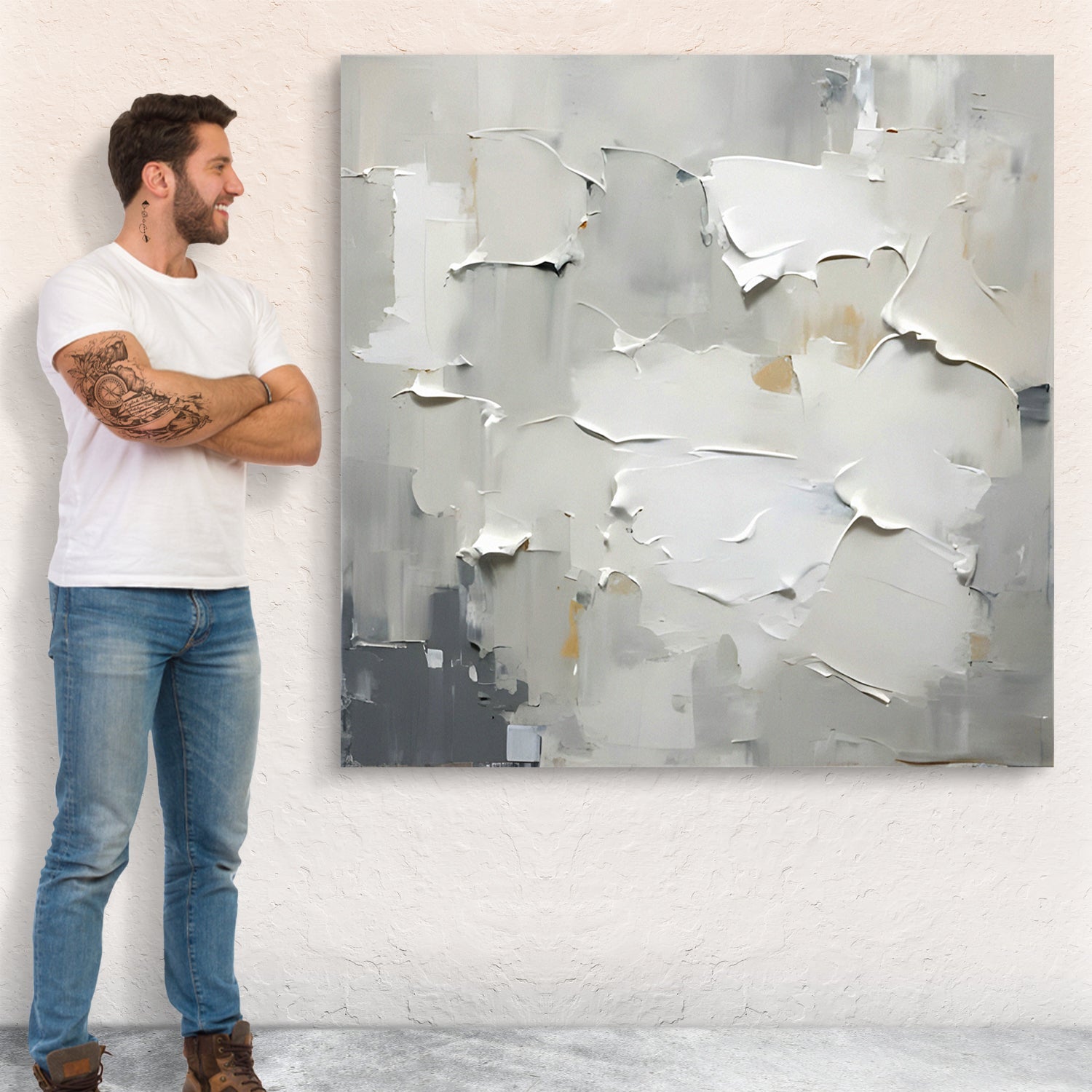 Canvas Print: "Cream Field"