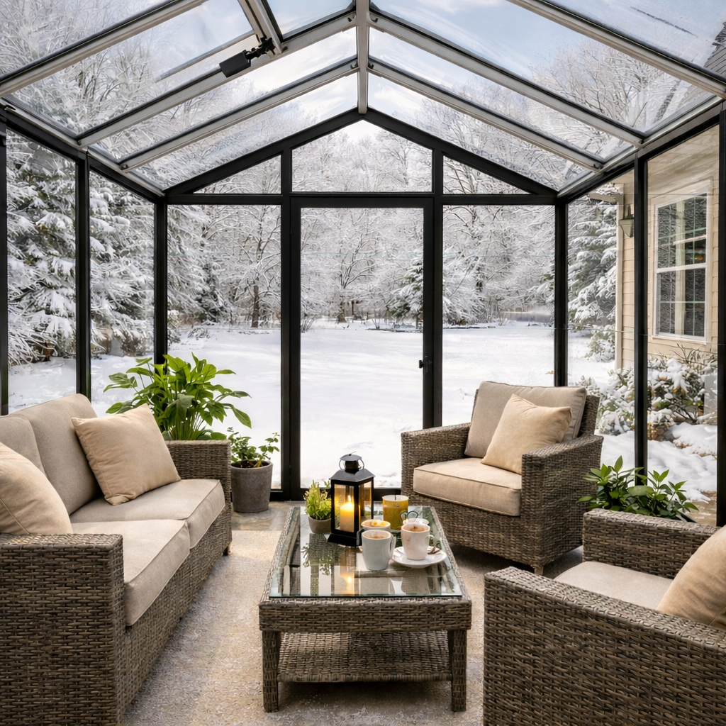 Choose from Glass or Polycarbonate Panels for our Greenhouses 