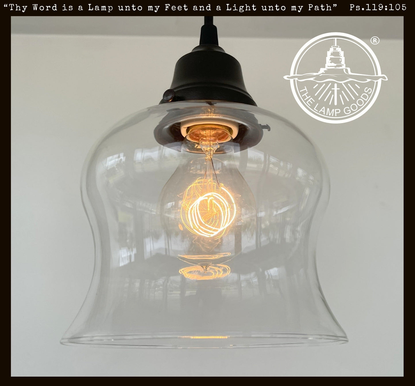 BELL Clear Glass Pendant Light