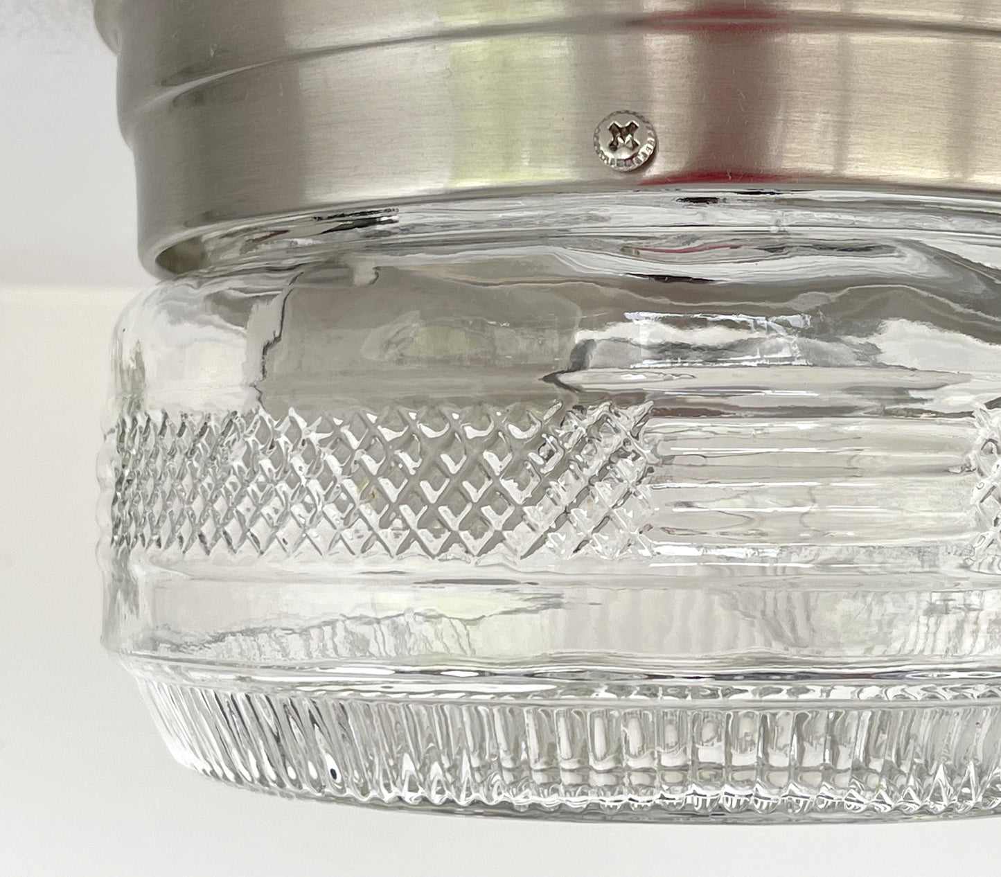 Petite RETRO 1960s CLEAR Ceiling Light