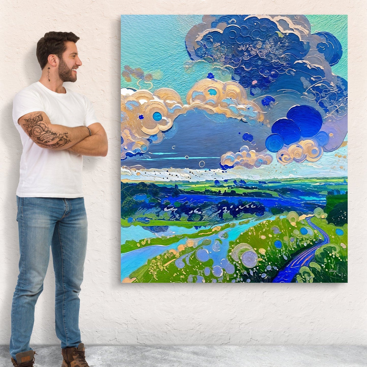 Canvas Print: "Cloud Dance"