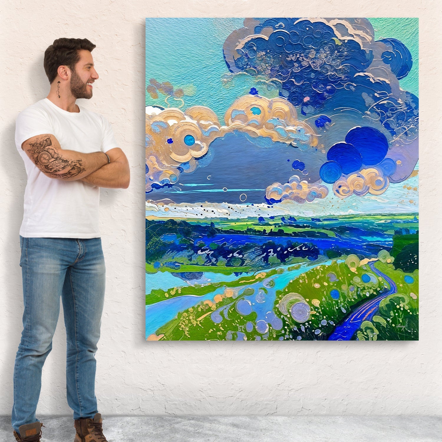 Canvas Print: "Cloud Dance"