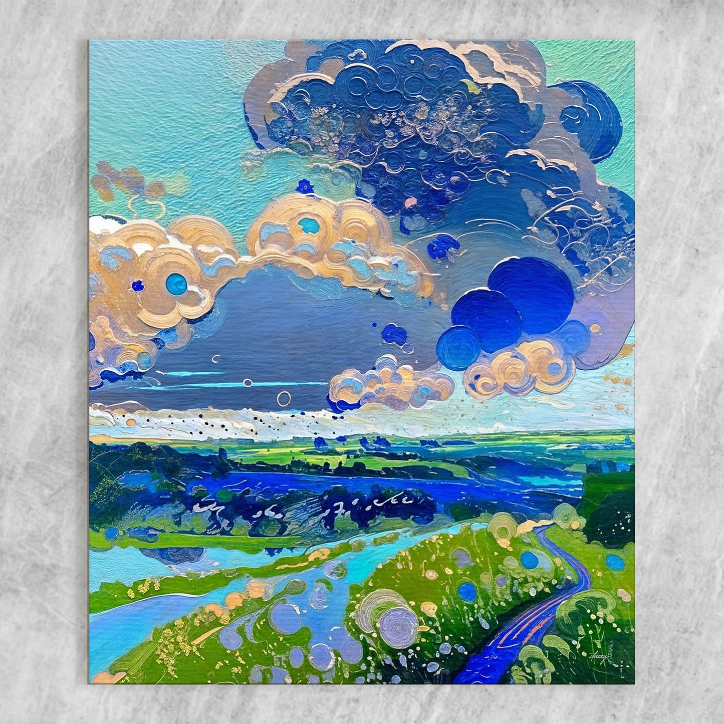 Canvas Print: "Cloud Dance"