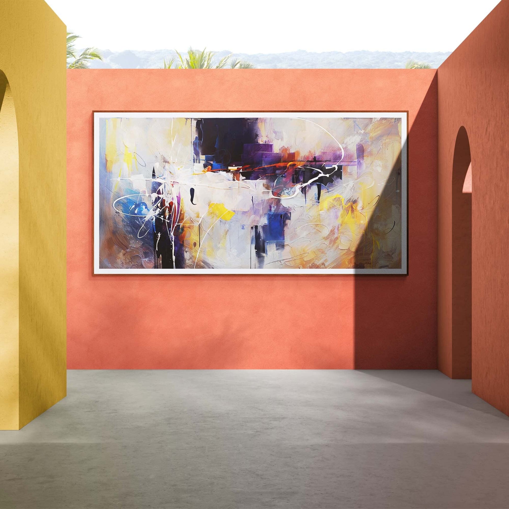 Canvas Print: "Colorplay Symphony"