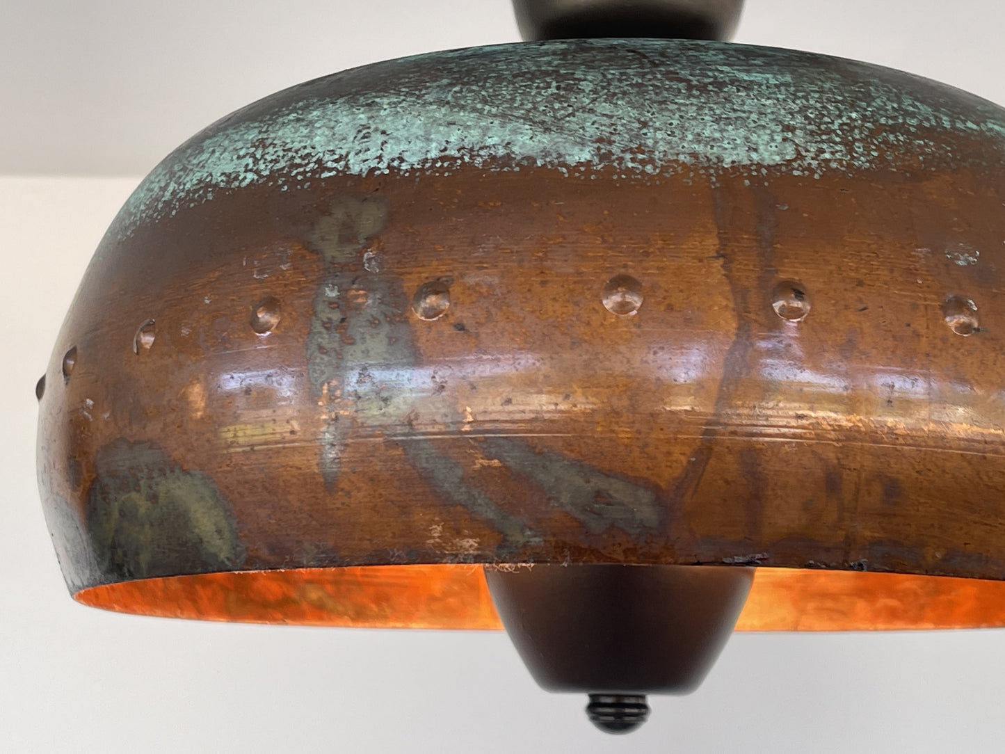 Copper Farmhouse Ceiling Light