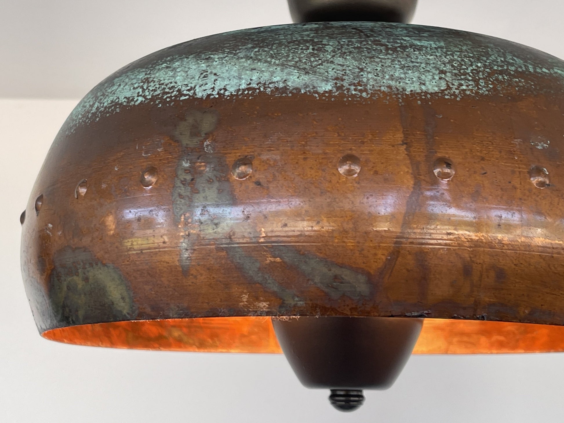 Copper Farmhouse Ceiling Light
