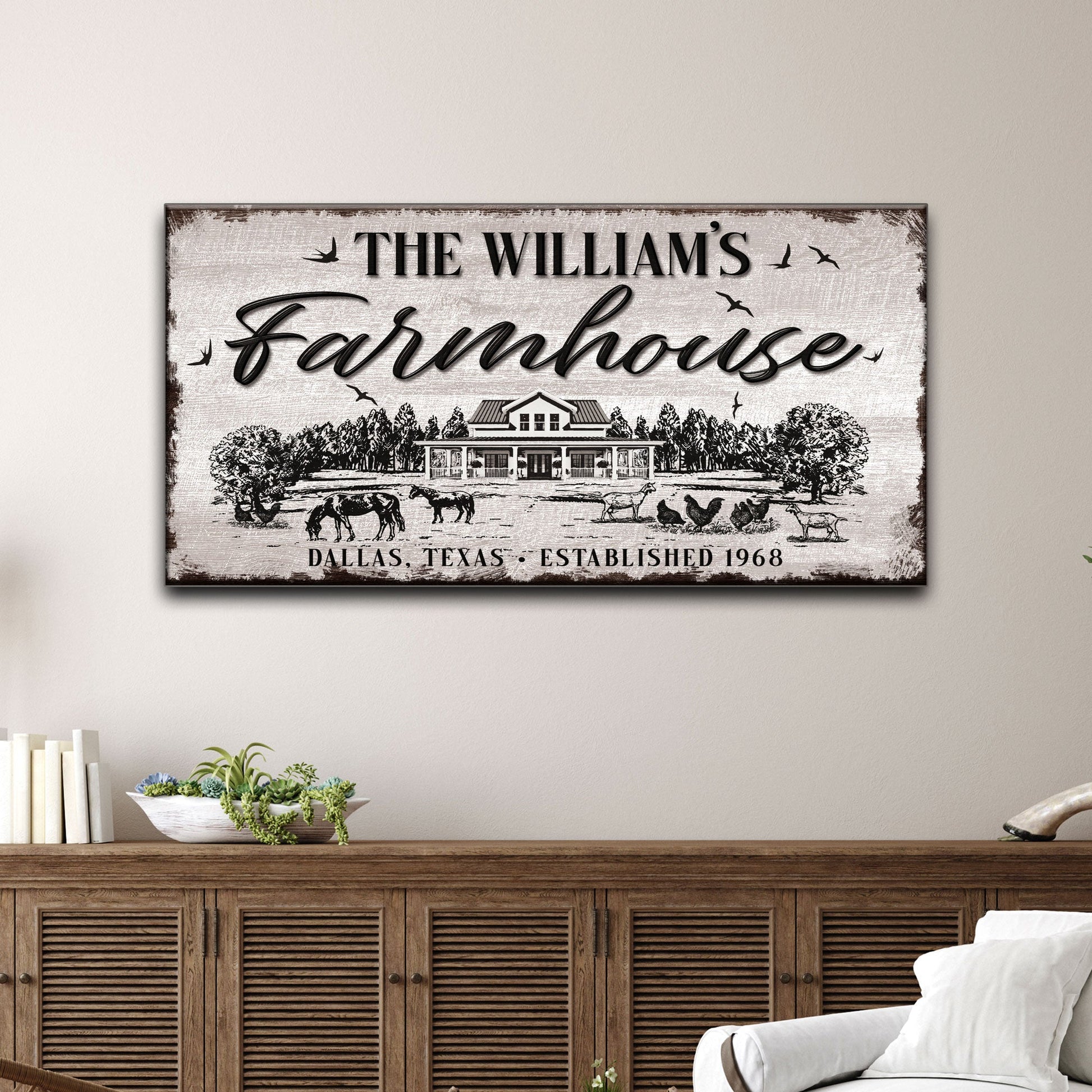 Custom Farmhouse Sign