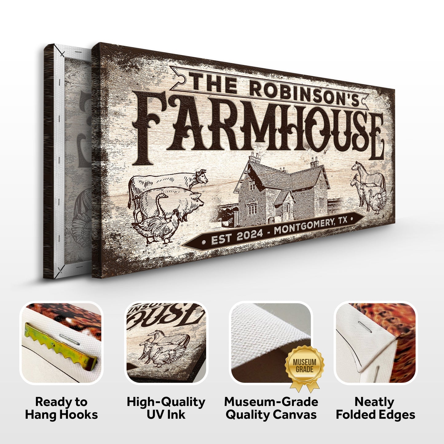 Custom Farmhouse Sign III