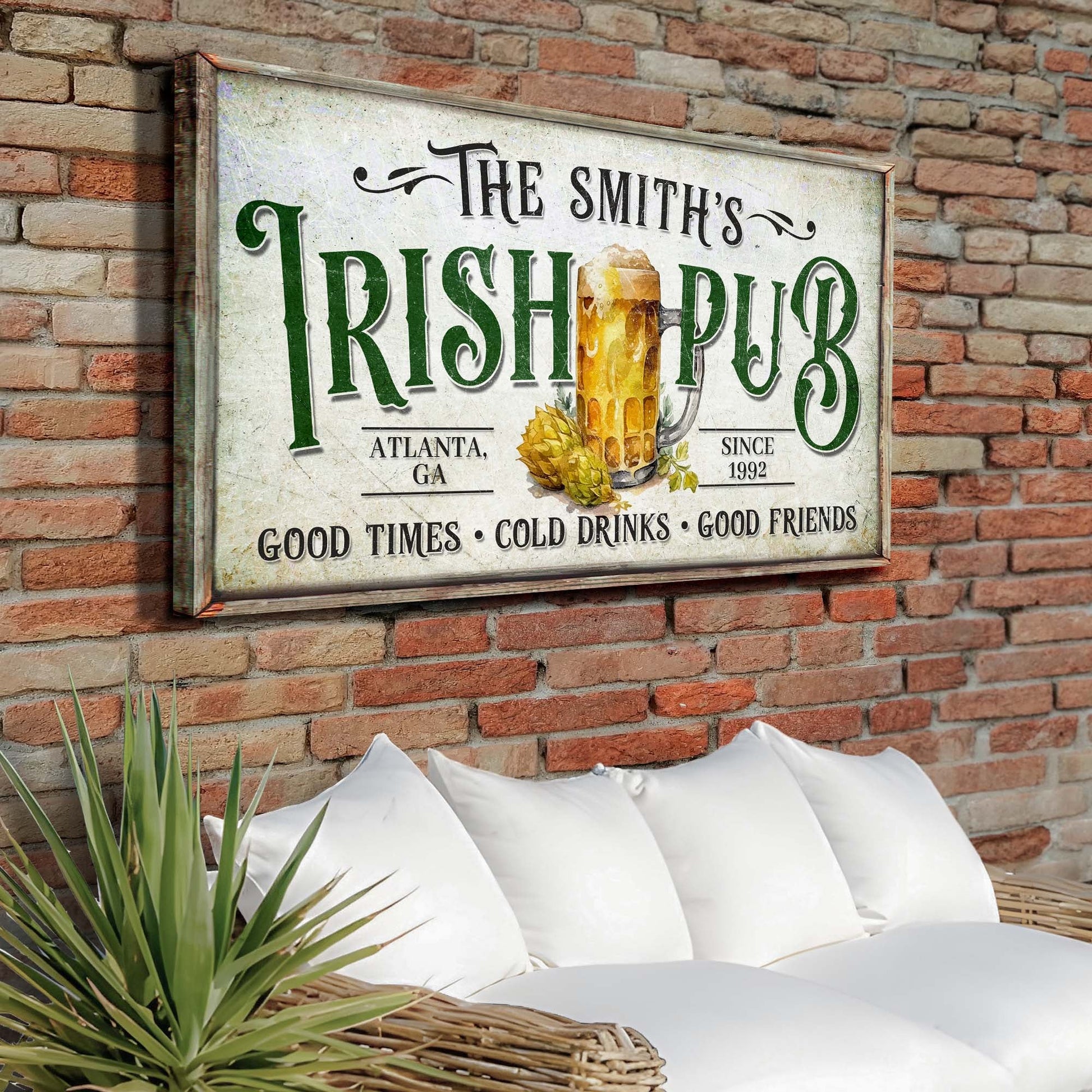Custom Irish Pub Bar Sign II