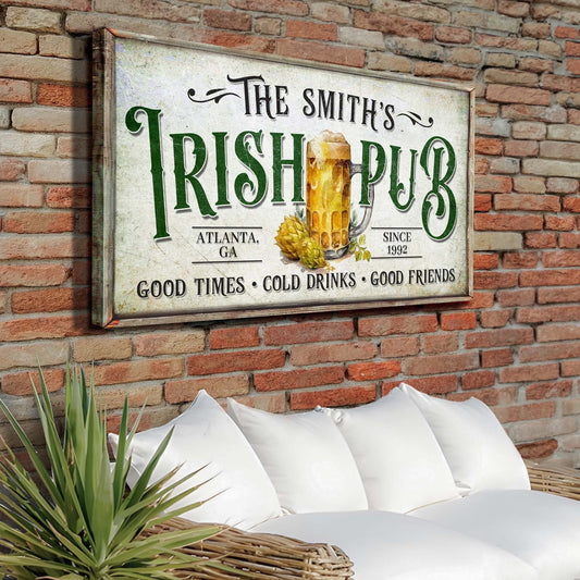 Custom Irish Pub Bar Sign II