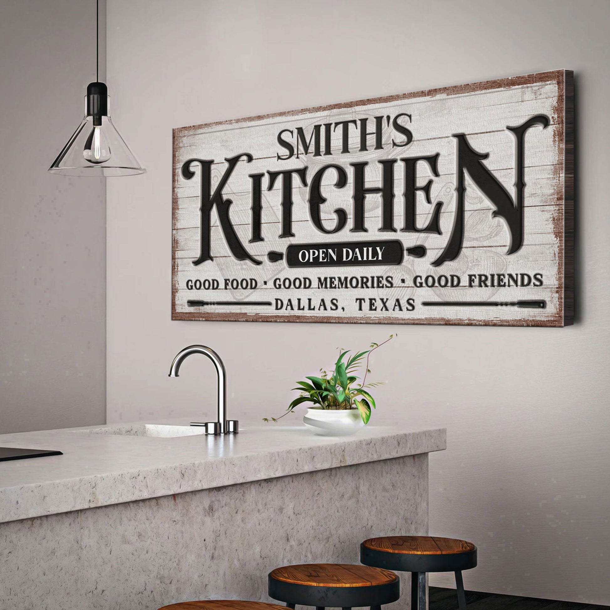 Custom Kitchen Sign