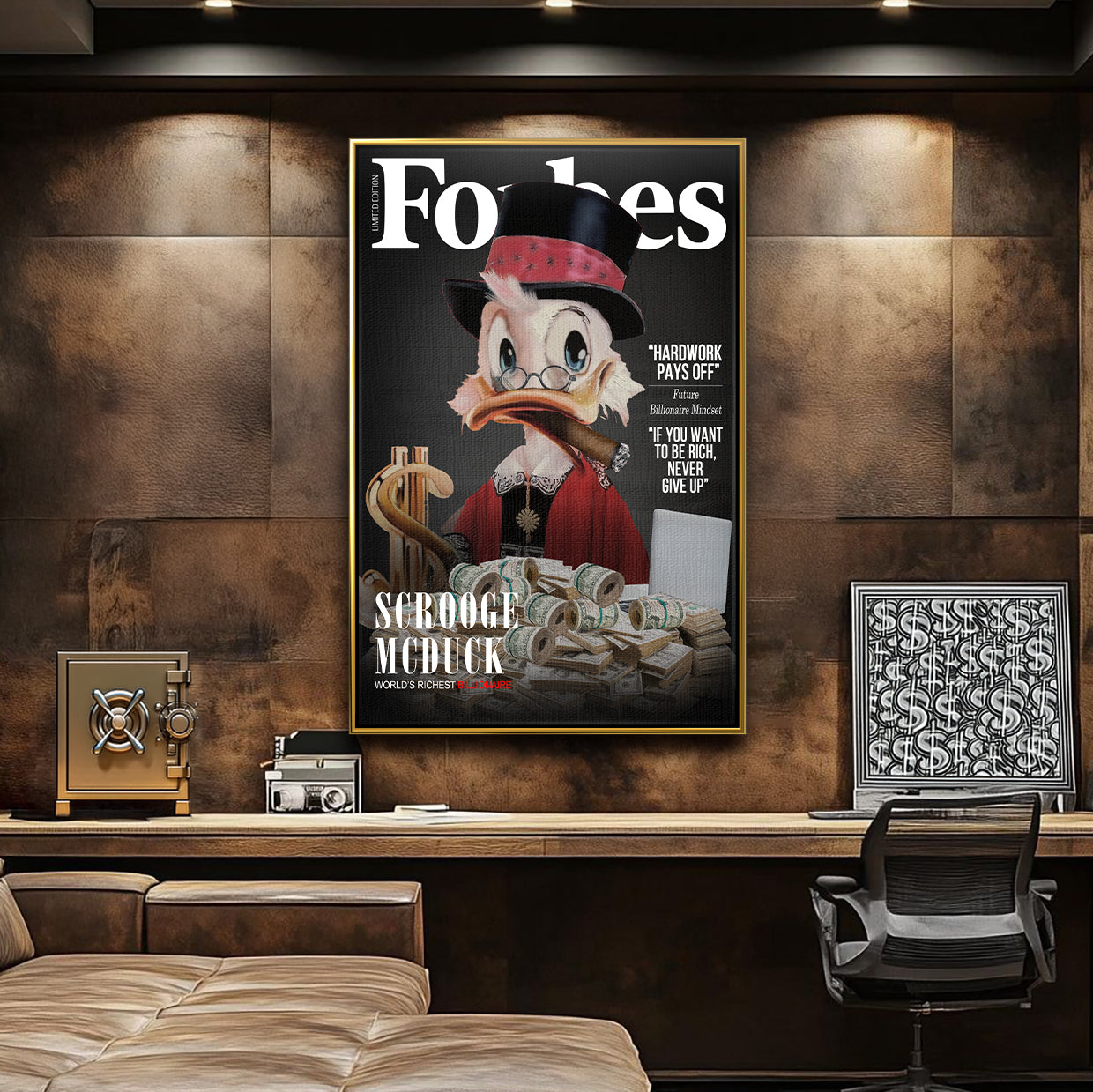 Personalized Billionaire Forbes Sign