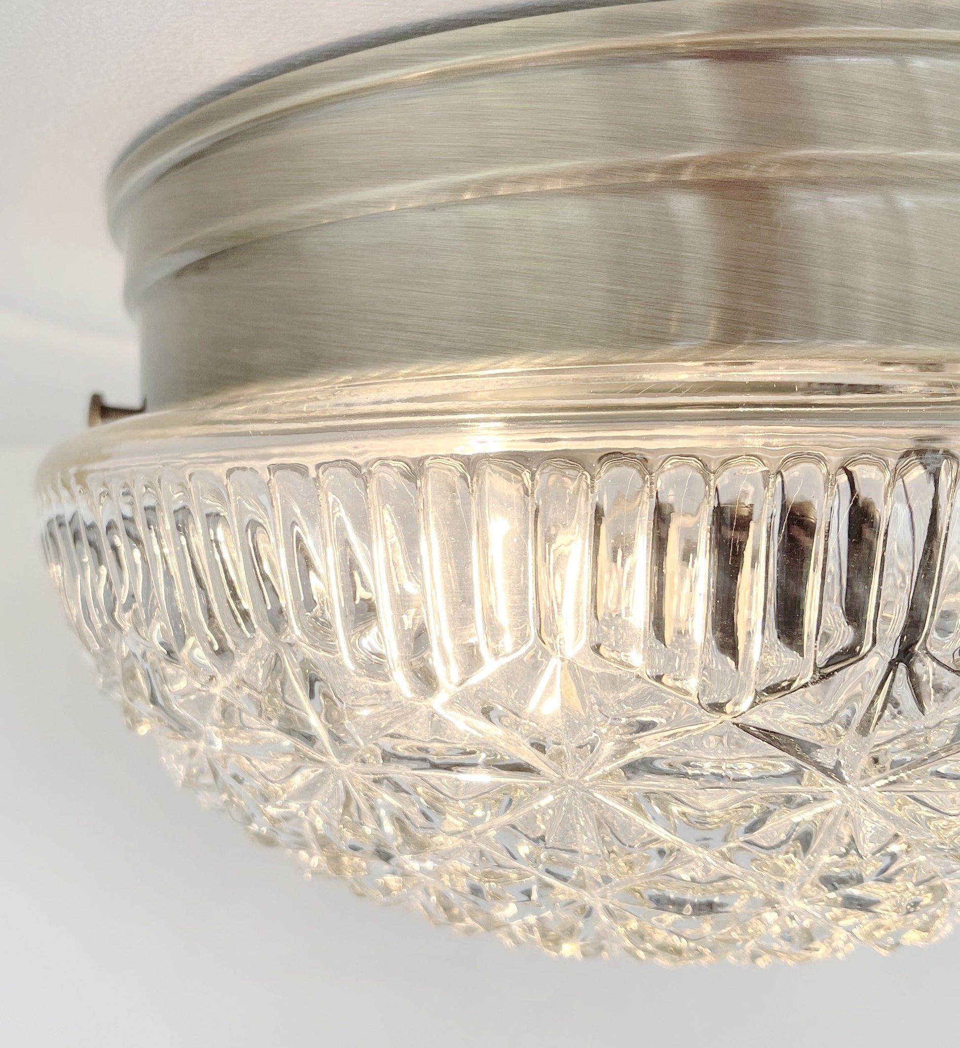 MID-CENTURY 1960's DIAMOND Ceiling Light