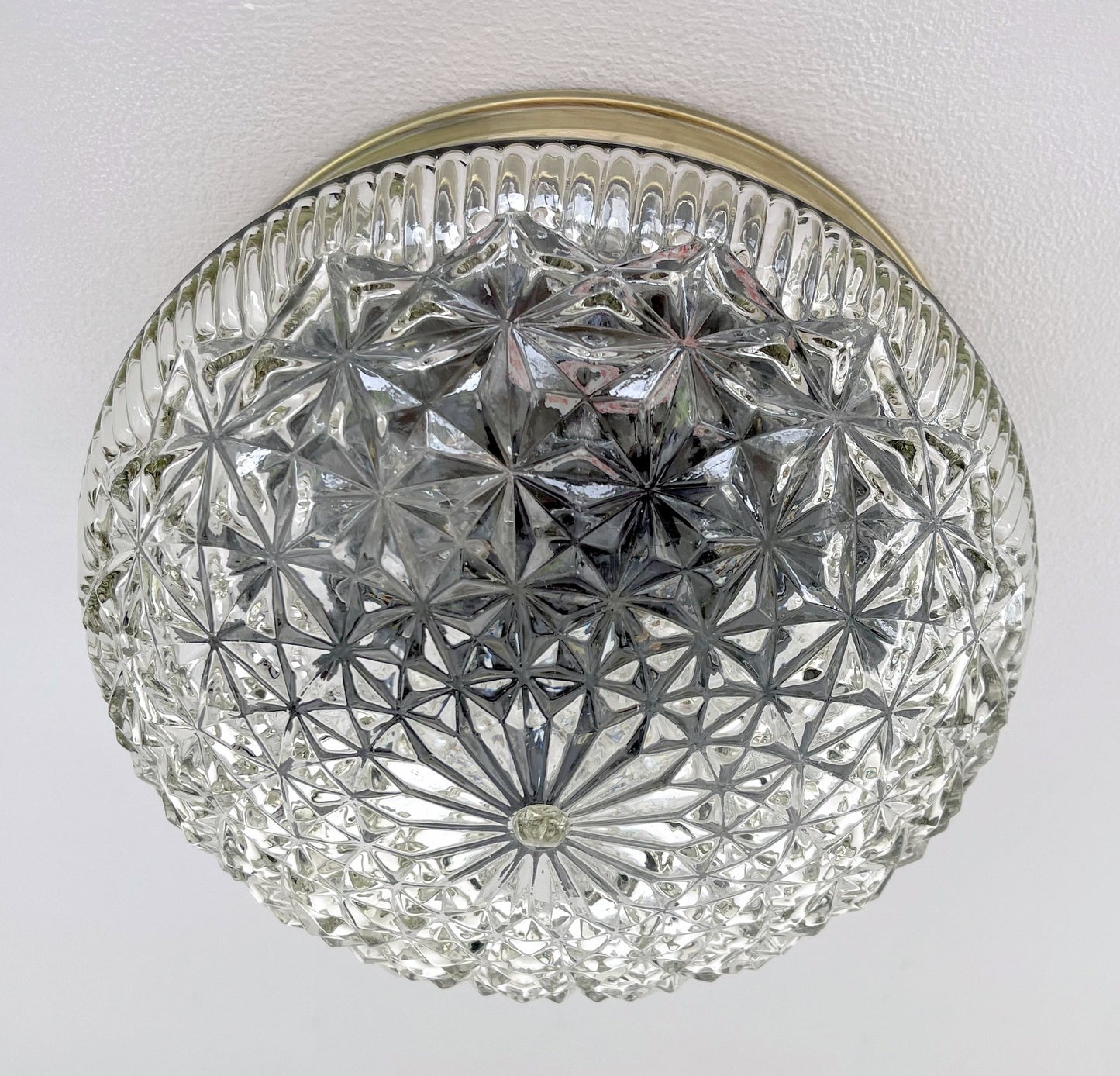 MID-CENTURY 1960's DIAMOND Ceiling Light