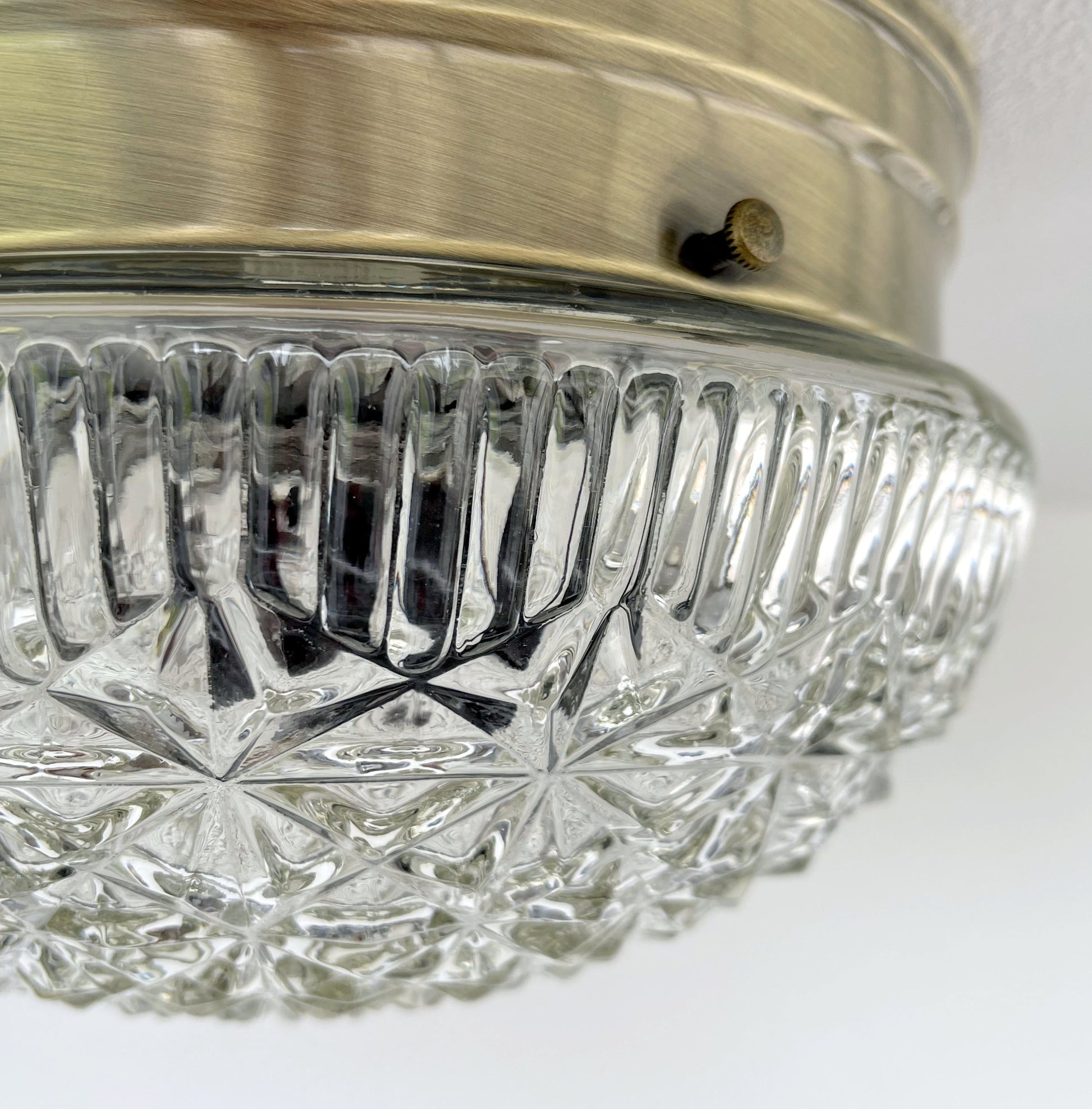 MID-CENTURY 1960's DIAMOND Ceiling Light