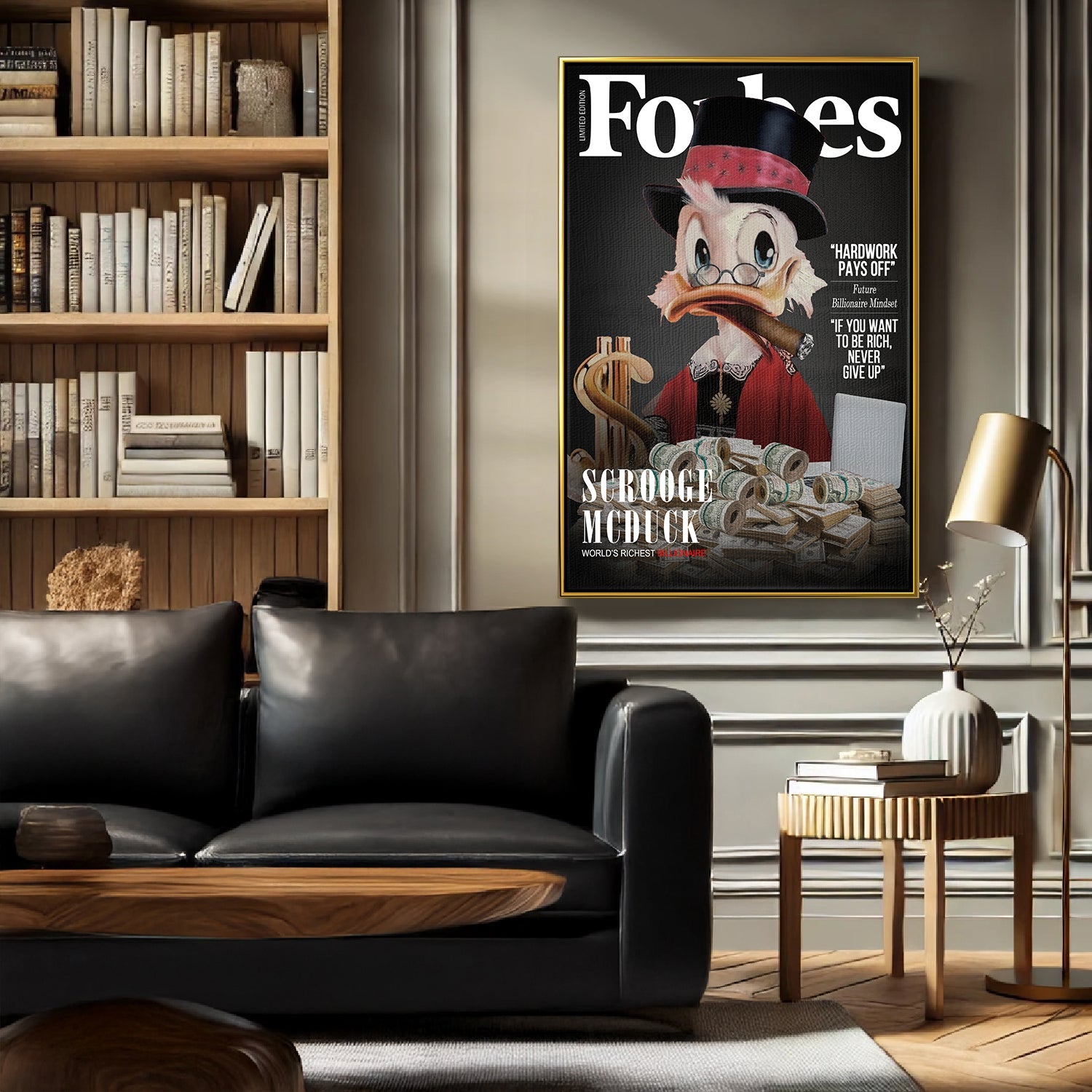 Personalized Billionaire Forbes Sign