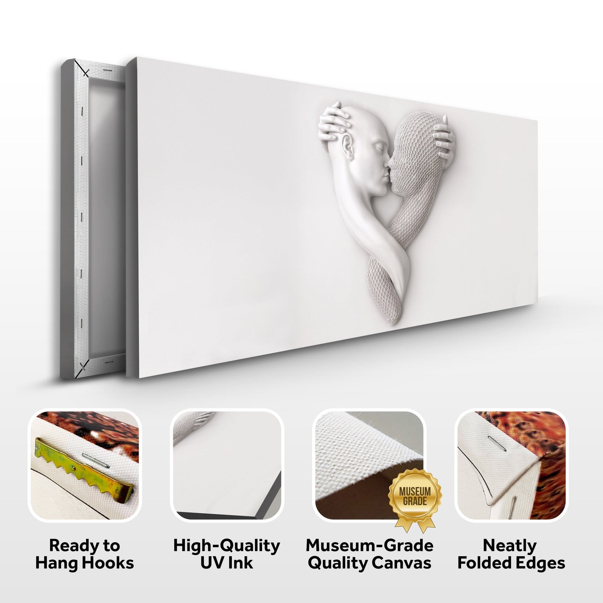 Eternal Love Figure Abstract Wall Art VI