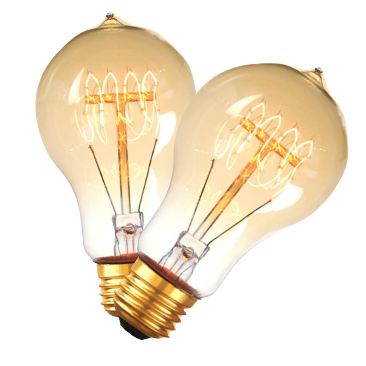 2 Pack - Dimmable Incandescent Spiral 60W