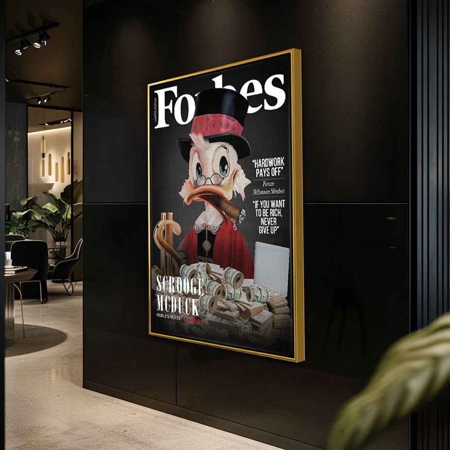 Personalized Billionaire Forbes Sign