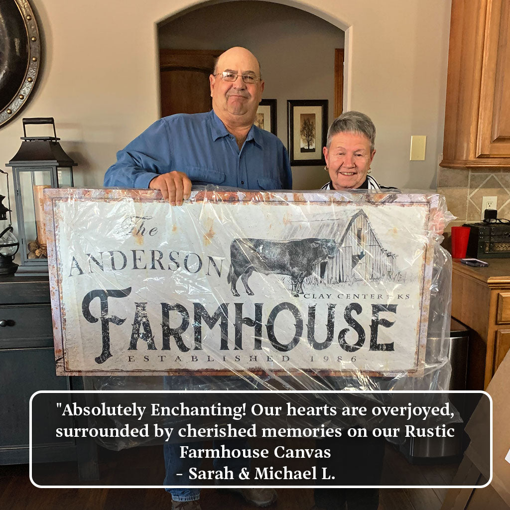 Rustic Farmhouse Sign X