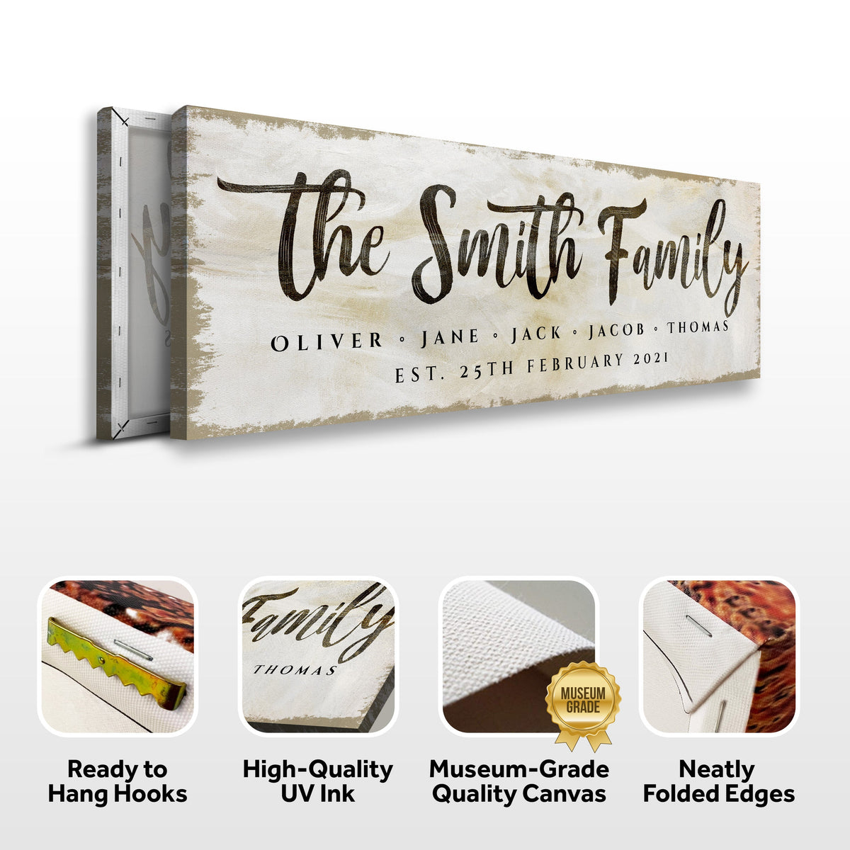 Family Point Sign Family Sign II – Metal Sign Barn