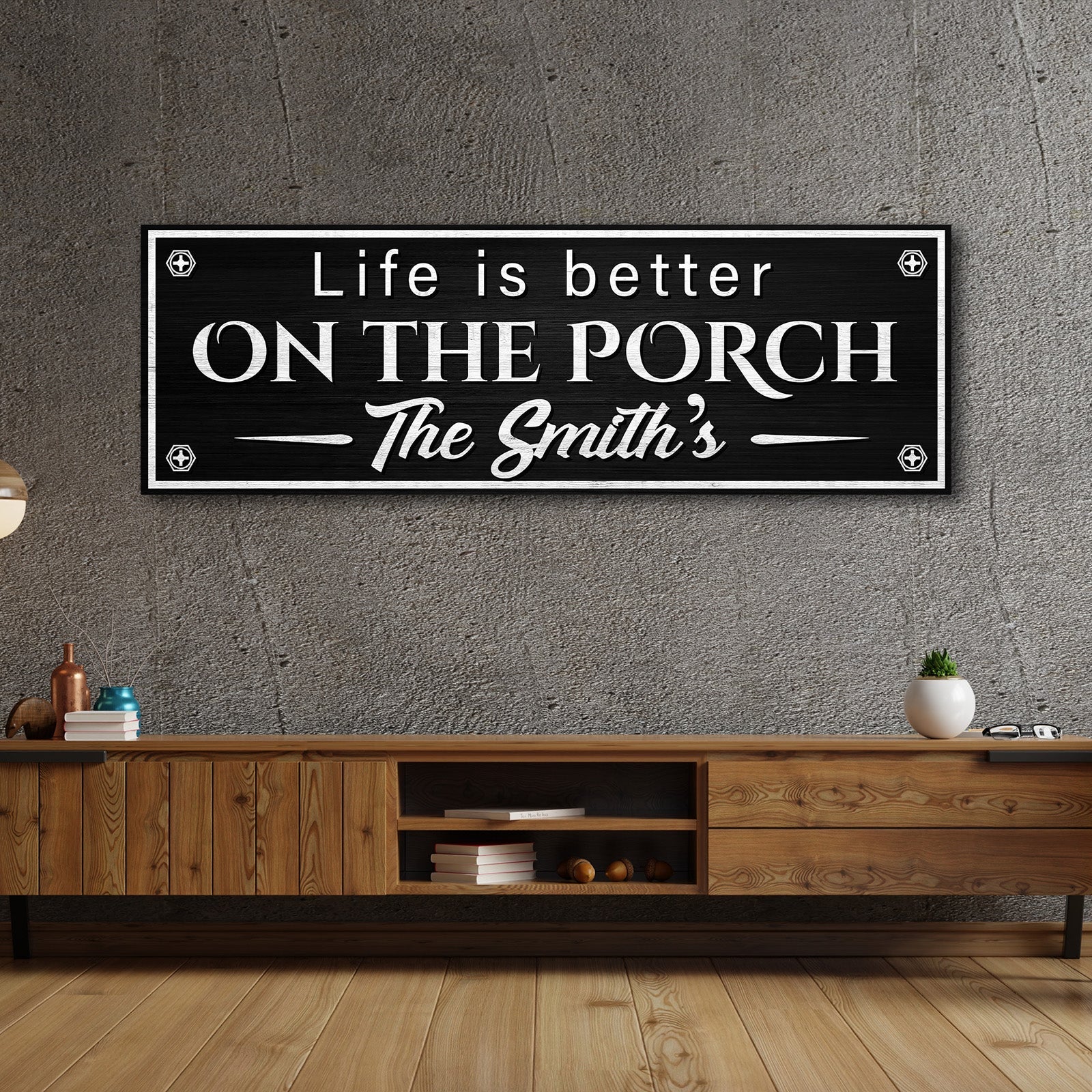 Family Name Porch Sign