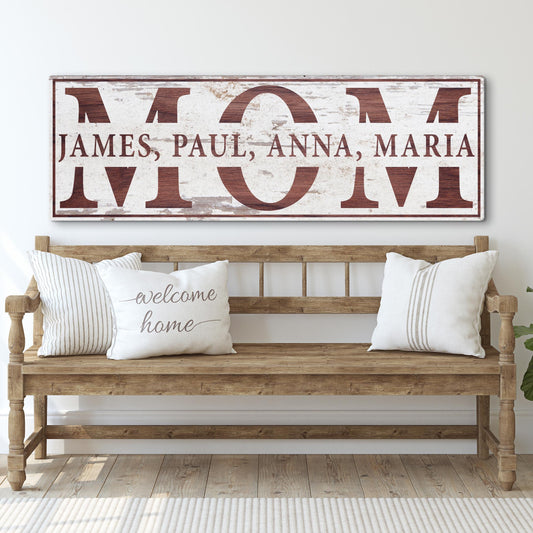 Mom Name Sign